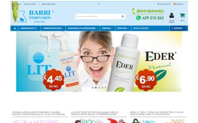 Barri Perfumes, actualiza su tienda Online | 2012