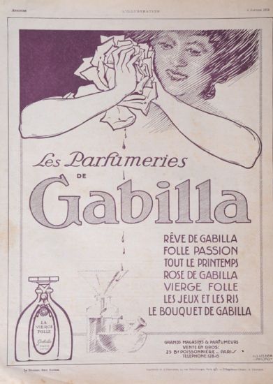 anuncio perfume antiguo